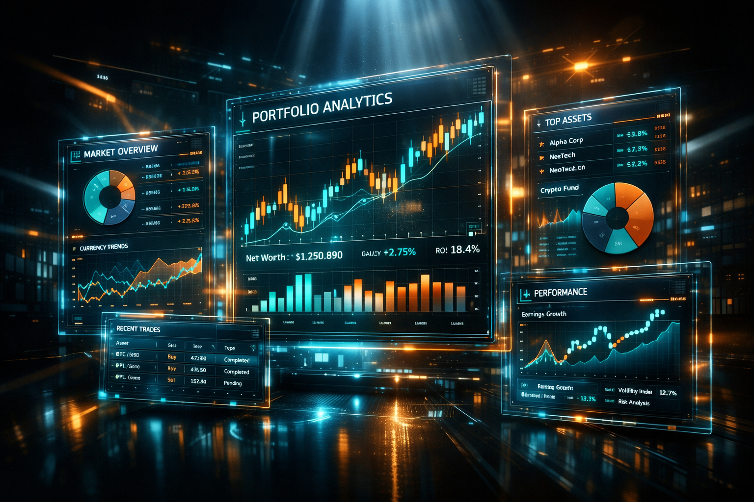 Finance FinTech Dashboard