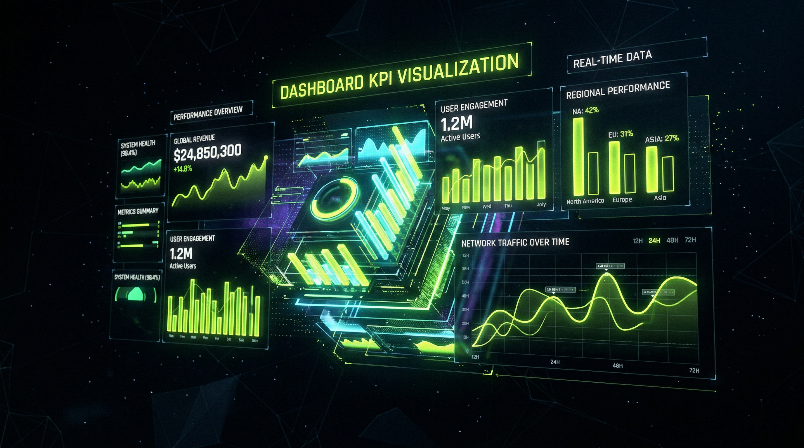 KPI Metrics Dashboard
